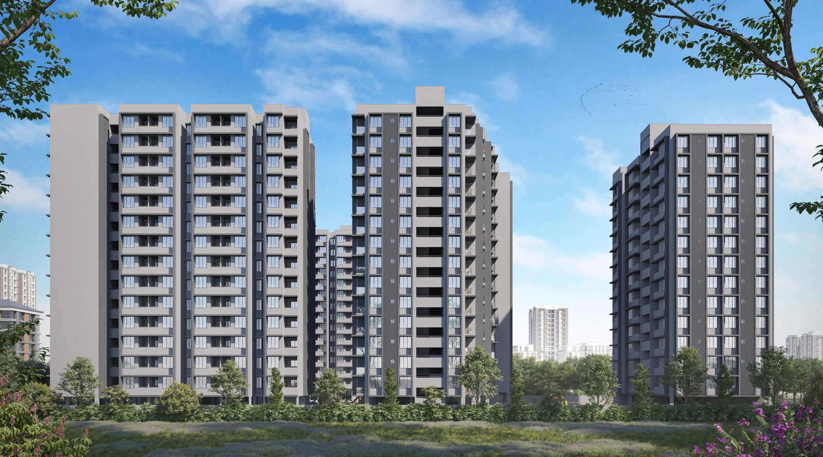 FIRST BUILDING IS AYODHYAPURI AND THE NEXT IS JANAKPURI